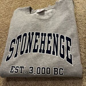 Gray Stonehenge Sweatshirt